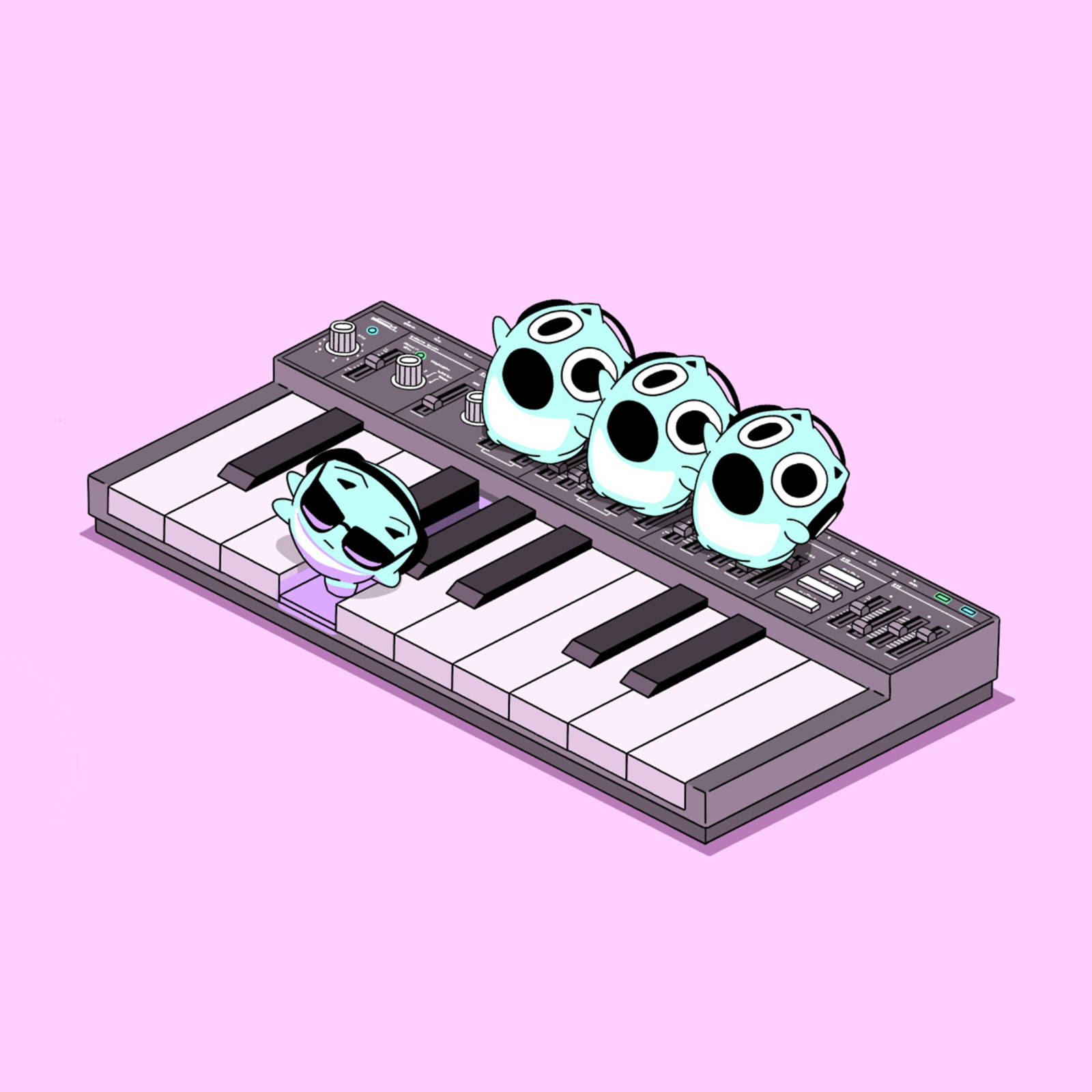 小さなシンセサイザー奏者