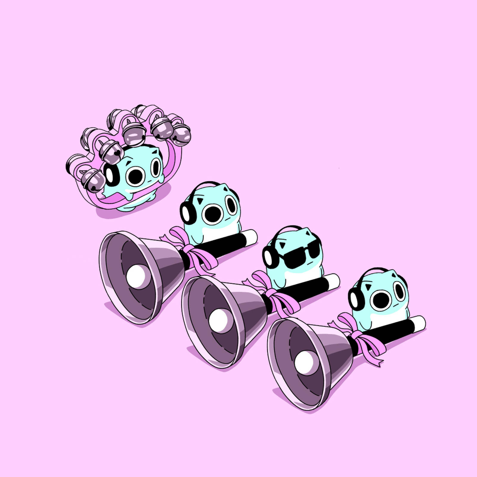 小さなハンドベル奏者 Blue Hamham Official